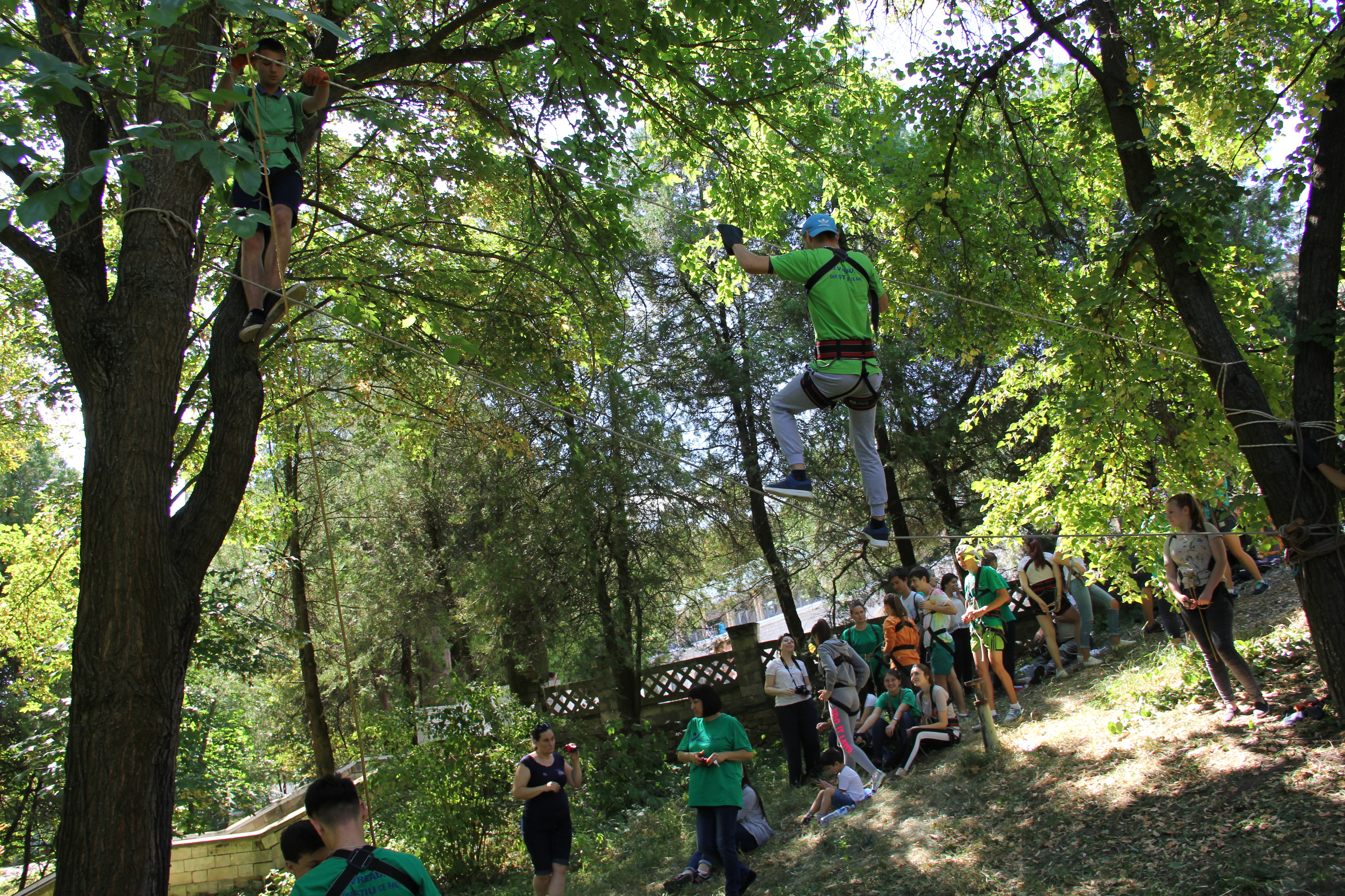 Youth Friendly Health Centers volunteers at the summer camp 