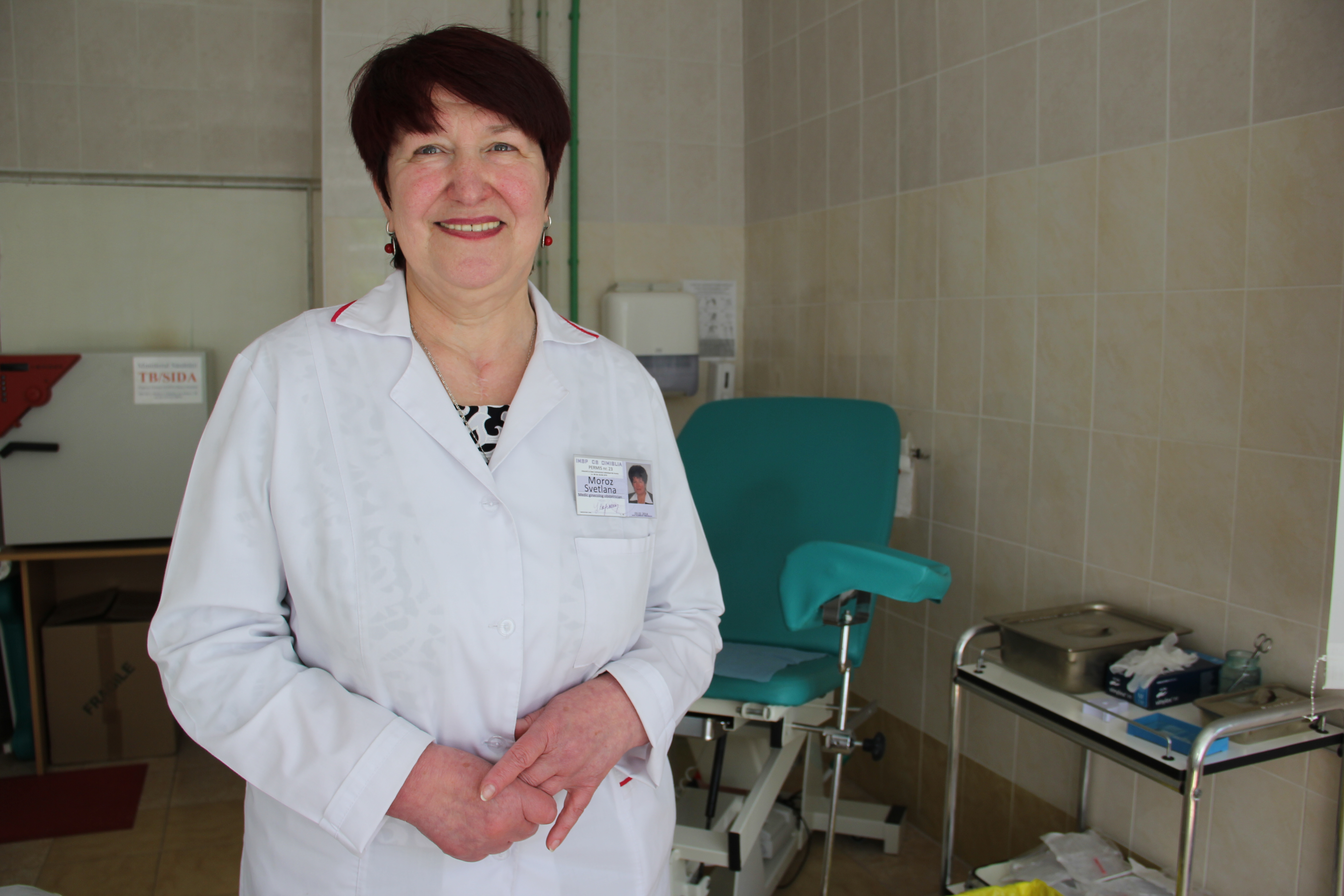 Dr. Svetlana Moroz, Șeful Centrului de Sănătate Prietenos Tinerilor din raionul Cimișlia