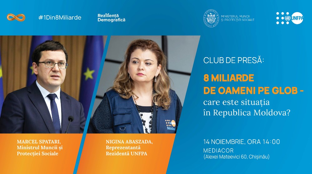 Club de presă: 8 Miliarde de Oameni pe Glob - care este situația în Republica Moldova?