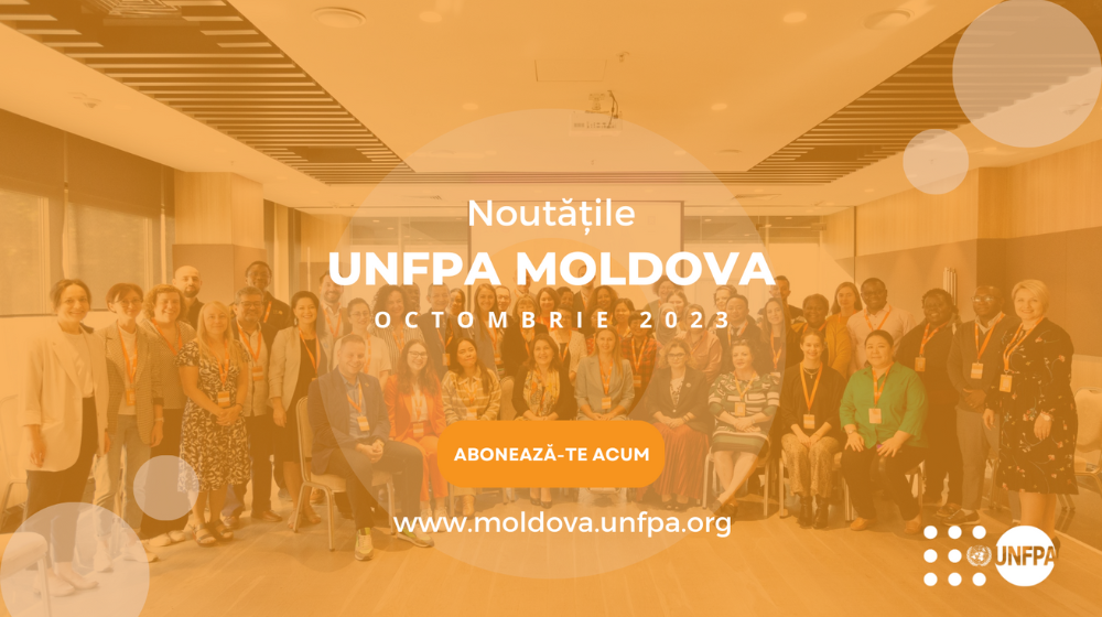 Banerul Newsletter-ului UNFPA Moldova pentru Octombrie