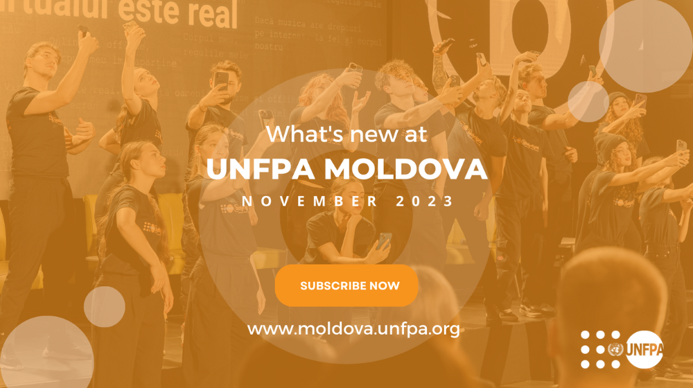 UNFPA Moldova November Newsletter Banner