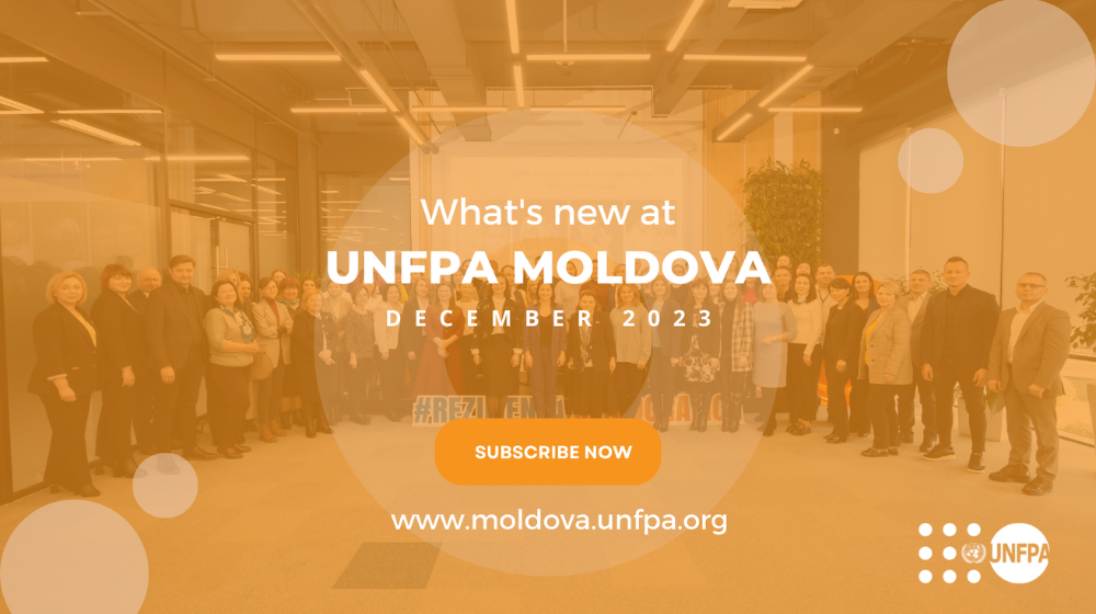 UNFPA Moldova December Newsletter Banner