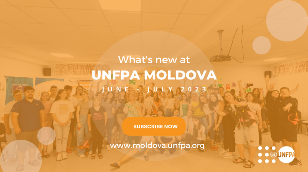 UNFPA Moldova June-July Newsletter Banner