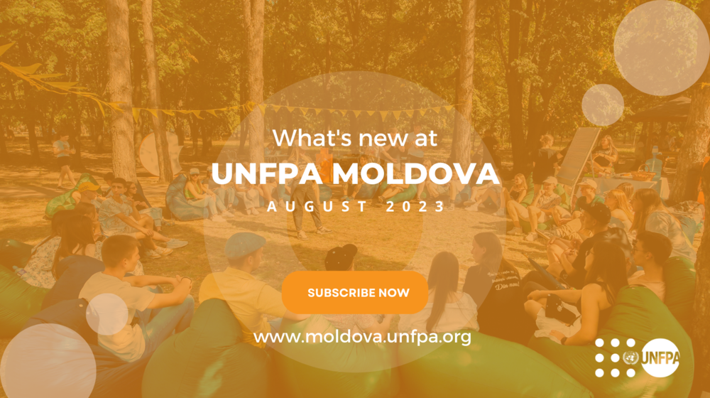 UNFPA Moldova August Newsletter Banner