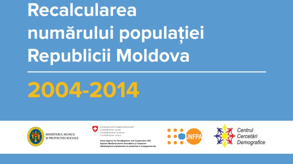 Recalcularea numărului populației Republicii Moldova 2004-2024