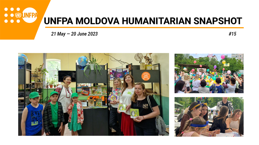 Cover of the Snapshot #15 of UNFPA Moldova's Humanitarian Response