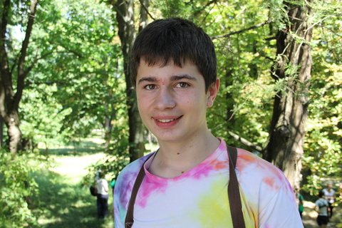 Vladlen, 17, is a volunteer at Youth Friendly Health Center from Orhei and Y-PEER educator