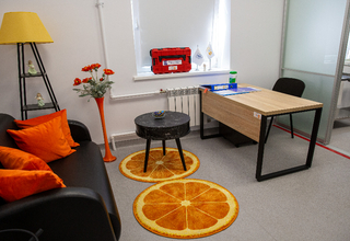 Renovated room for counseling the victims and survivors of sexual violence in the Center of Forensics Medicine