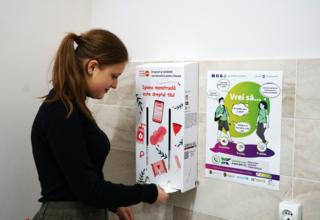 Over 200,000 girls from Moldova will have free access to sanitary pads in the network of Youth Centers and Youth Clinics