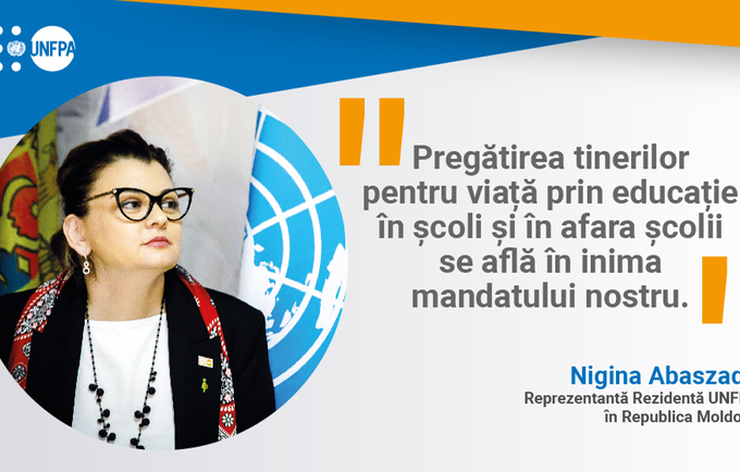 Interviu cu Nigina Abaszada, Reprezentantă Rezidentă a Fondului Națiunilor Unite pentru Populație (UNFPA) în Republica Moldova