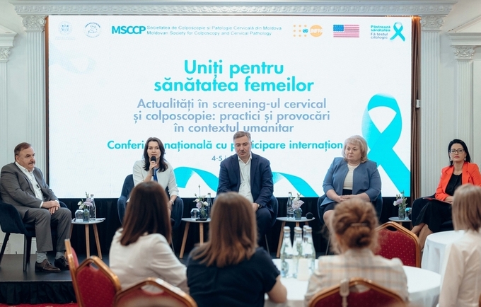 conferința „Actualități în screeningul cervical și colposcopie: practici și provocări în contextul umanitar”