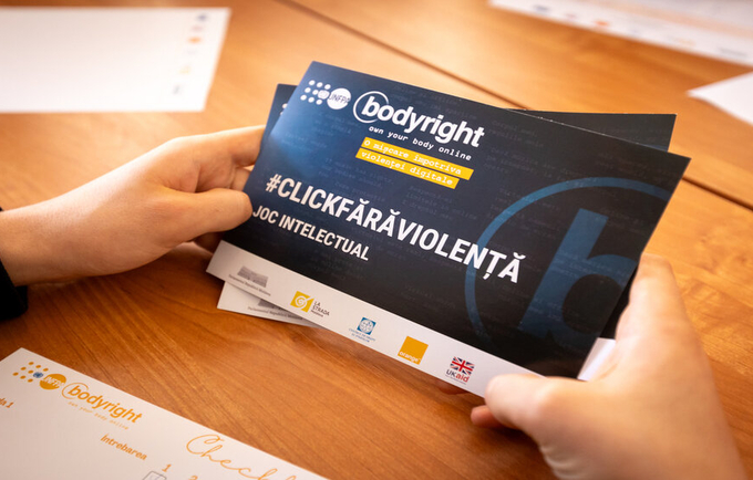 #ClickWithoutViolence - adolescents and young people from Moldova learn to prevent online violence through an intellectual game