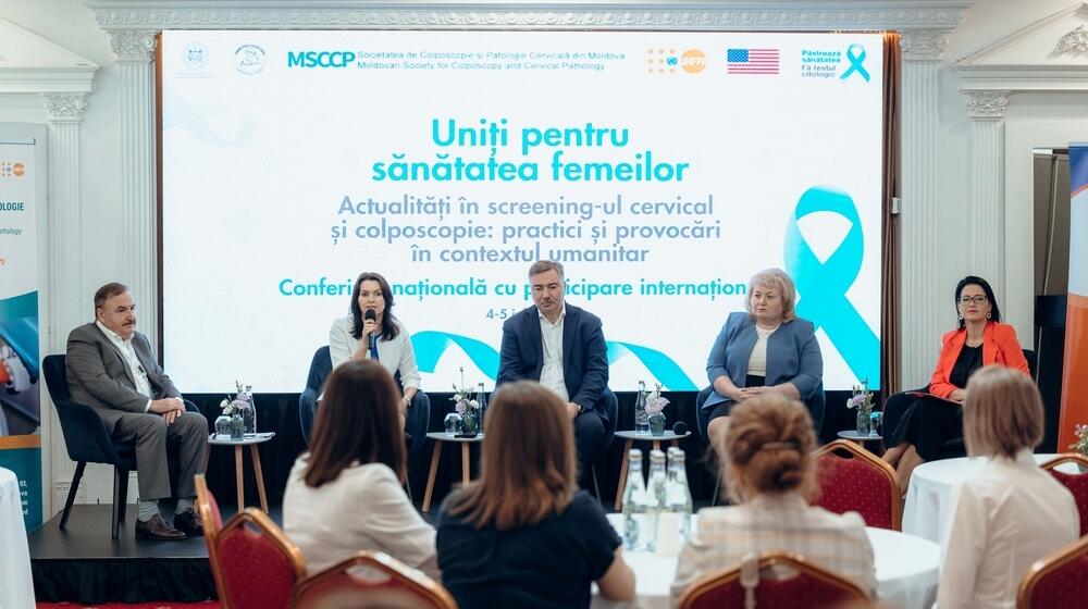 conferința „Actualități în screeningul cervical și colposcopie: practici și provocări în contextul umanitar”