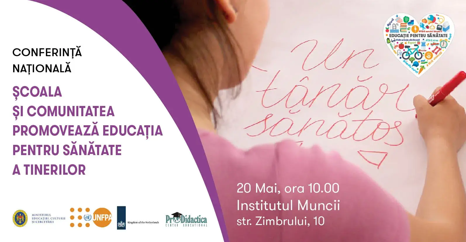 Școala și comunitatea promovează educația pentru sănătate a tinerilor