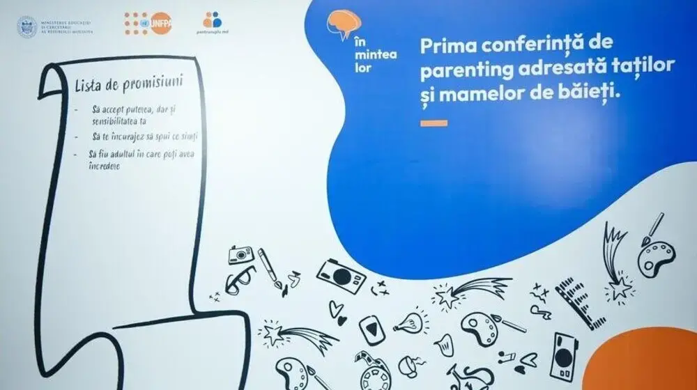 UNFPA a susținut primul eveniment național dedicat părinților de băieți adolescenți - „În mintea lor”