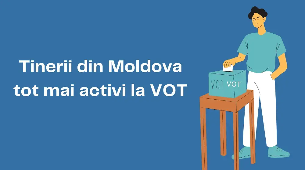 Tinerii din Moldova -  tot mai activi la alegeri