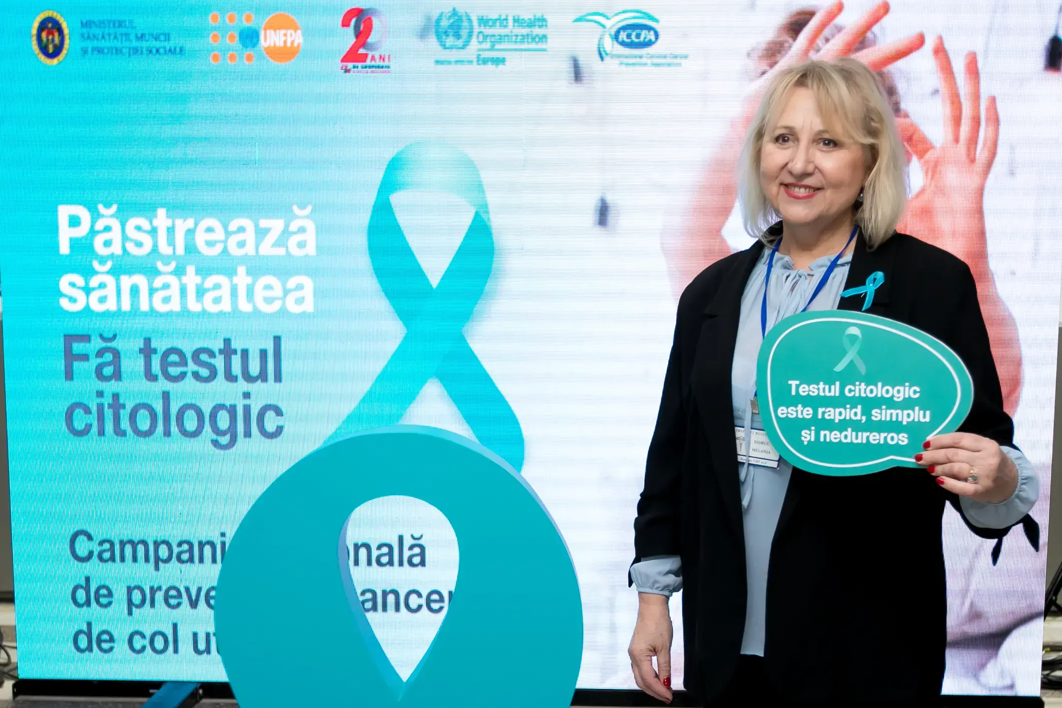 National campaign in Moldova calls women to "Stay Healthy and Do the PAP-test!’