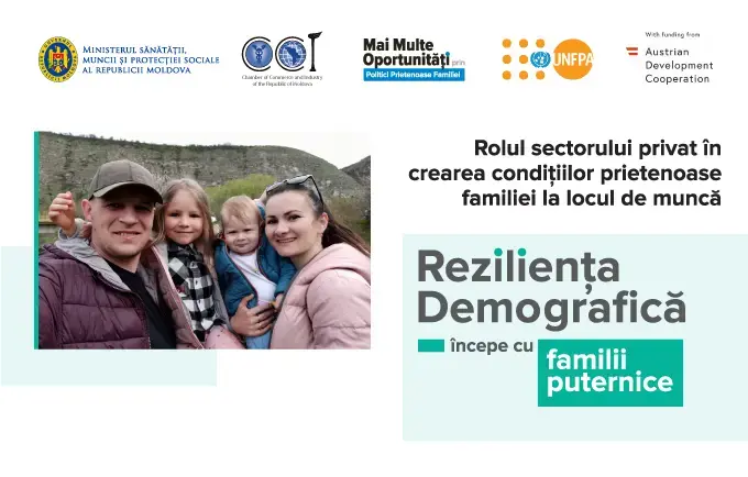 În ajunul Zilei Familiei, UNFPA lansează o campanie de promovare a implicării taților în creșterea copiilor, cu ajutorul sectorului privat