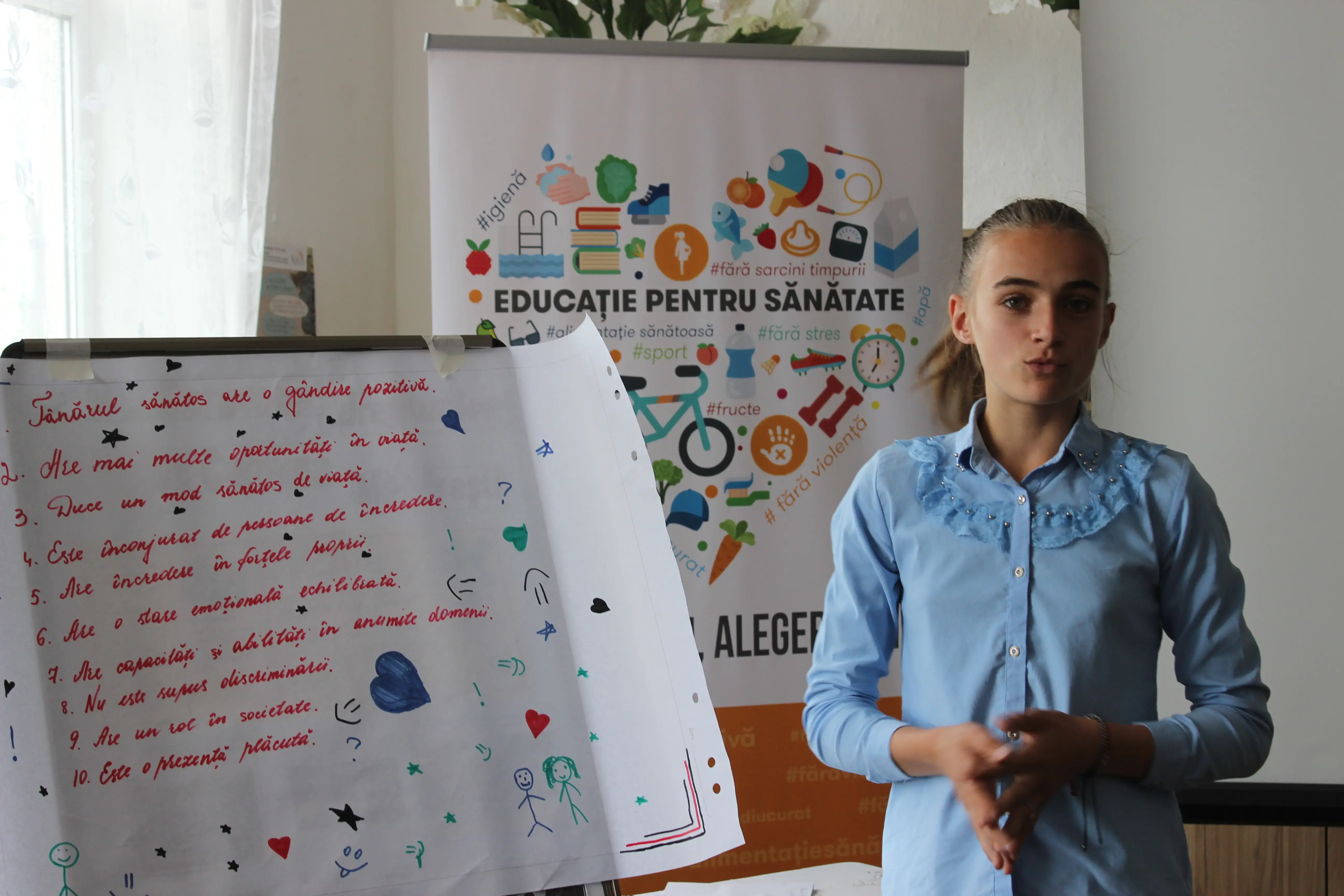 Comunitatea Frăsinești din Ungheni susține educația pentru sănătate a tinerilor