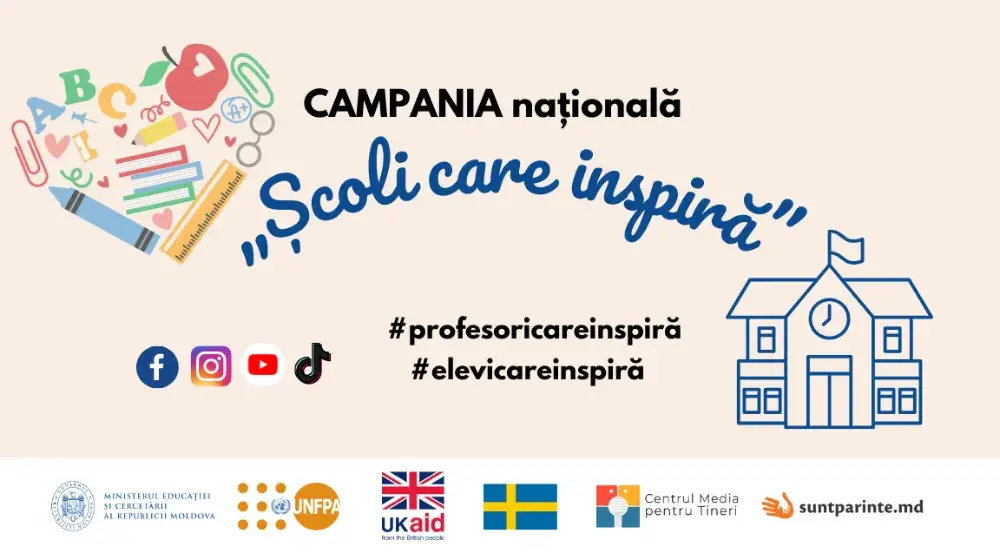 Campania națională „Școli care inspiră”: Descoperiți bunele practici a zeci de școli din întreaga țară