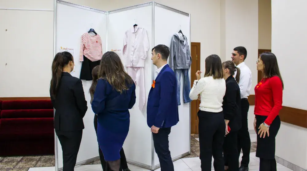 Don't blame the clothes: UNFPA and Women's Law Center bring the art exhibit on sexual violence to National Institute of Justice