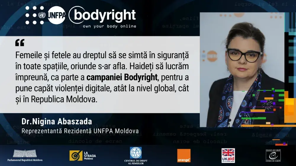 Campania Bodyright apără demnitatea femeilor și fetelor în mediul online - Interviu cu Dr. Nigina Abaszada