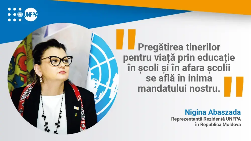 Nigina Abaszada: Pregătirea tinerilor pentru viață se află în inima mandatului nostru