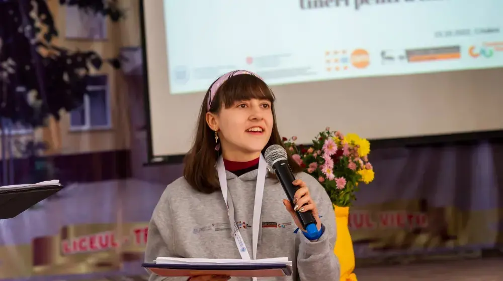 Valeria Colmogorov, tânăra voluntară care influenţează dezvoltarea locală la Criuleni