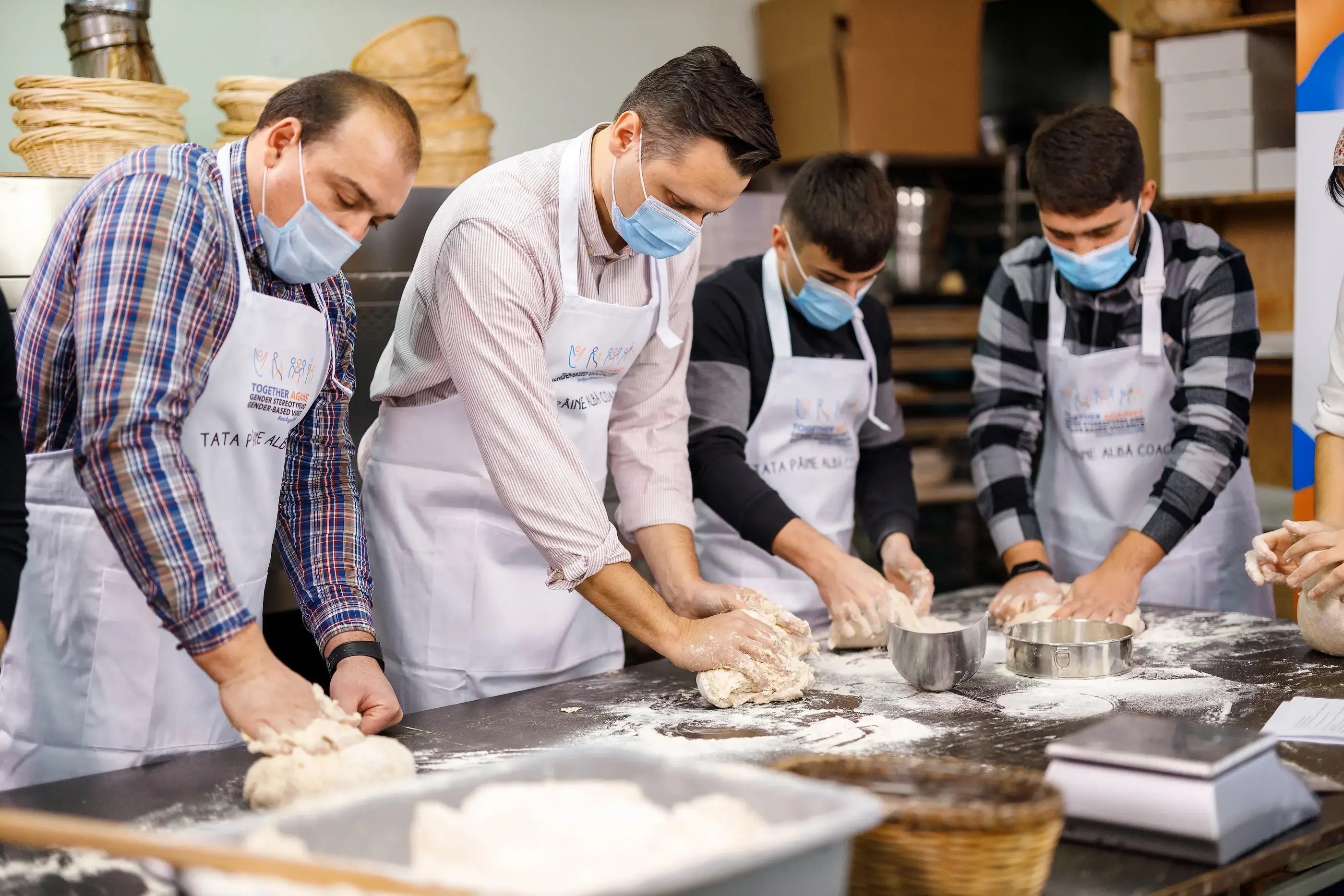 Fathers baking bread: breaking stereotypes and promoting gender equality