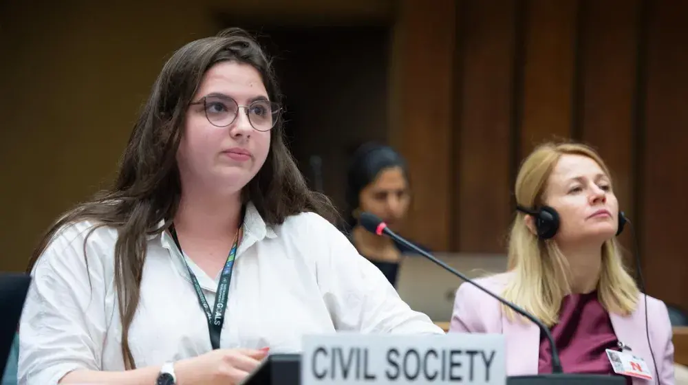 Teodora Panuș, President of the National Youth Council of Moldova at the Global Youth Dialogue #ICPD30 in Benin: "I advocate for youth participation in the decision-making process"