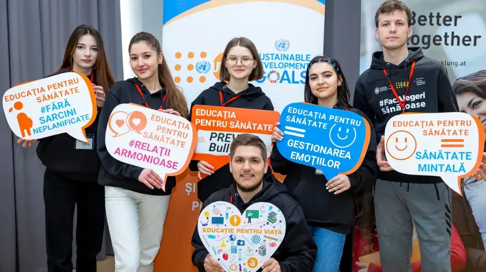 More than 6 000 young people participated in non-formal education activities on healthy behaviors organised by the Peer Educators Network in the 2022-2023 academic year