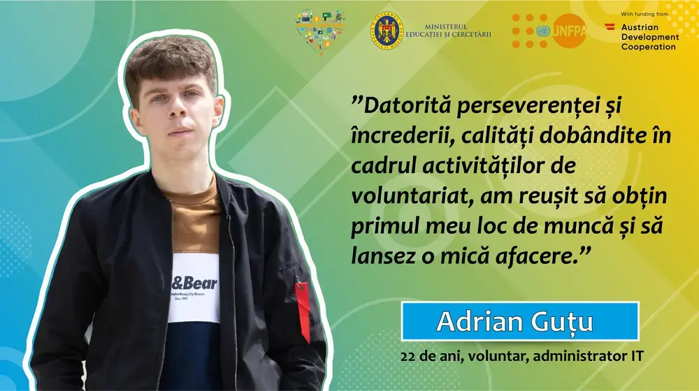 Voluntariatul din adolescență l-a ajutat să-și lanseze propria afacere la doar 22 de ani