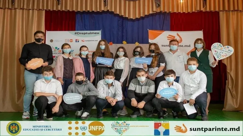 Programul UNFPA de promovare a educației pentru sănătate ajunge în 10 școli noi, în acest an  