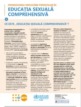 Factsheet//Promovarea implicării parinților în ESC