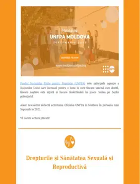 UNFPA Moldova Newsletter (Septembrie 2023)