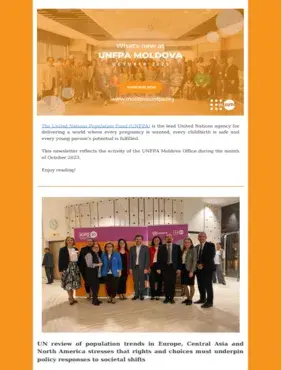 UNFPA Moldova Newsletter (October 2023)