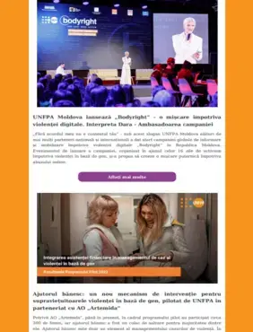 UNFPA Moldova Newsletter (Noiembrie 2023)