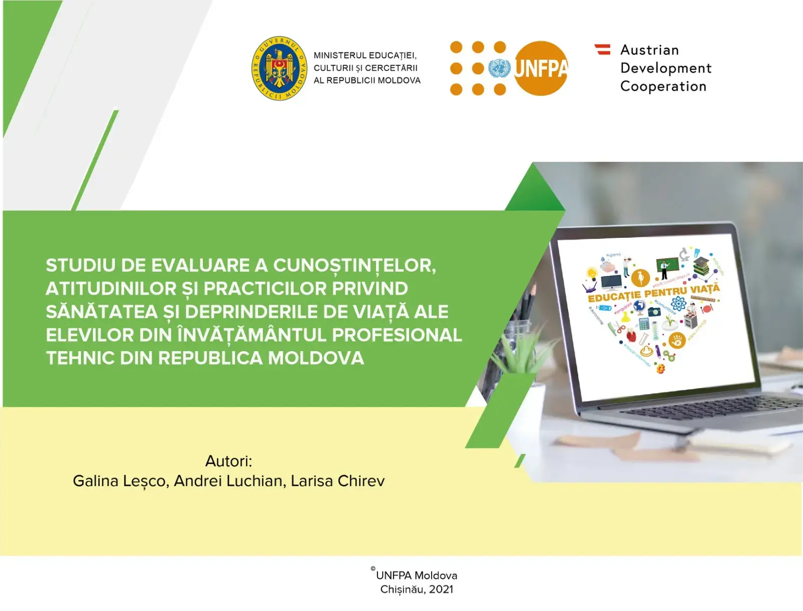 Infographics - STUDY TO EVALUATE THE KNOWLEDGE, ATTITUDES AND PRACTICES REGARDING THE HEALTH AND LIFE SKILLS OF STUDENTS IN VOCATIONAL EDUCATION AND TRAINING IN THE REPUBLIC OF MOLDOVA