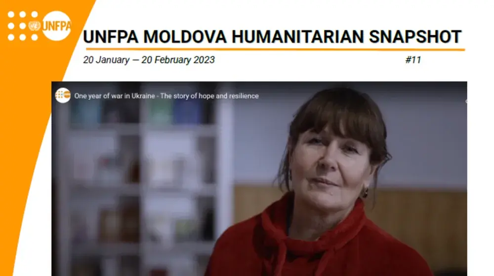 UNFPA Moldova Humanitarian Snapshot #11