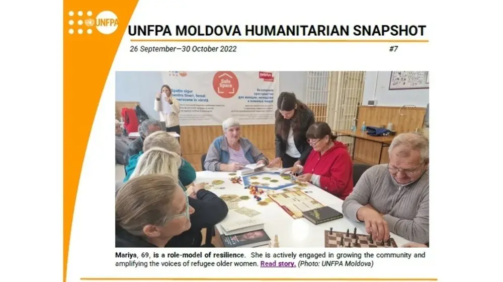 UNFPA Moldova Humanitarian Snapshot #7