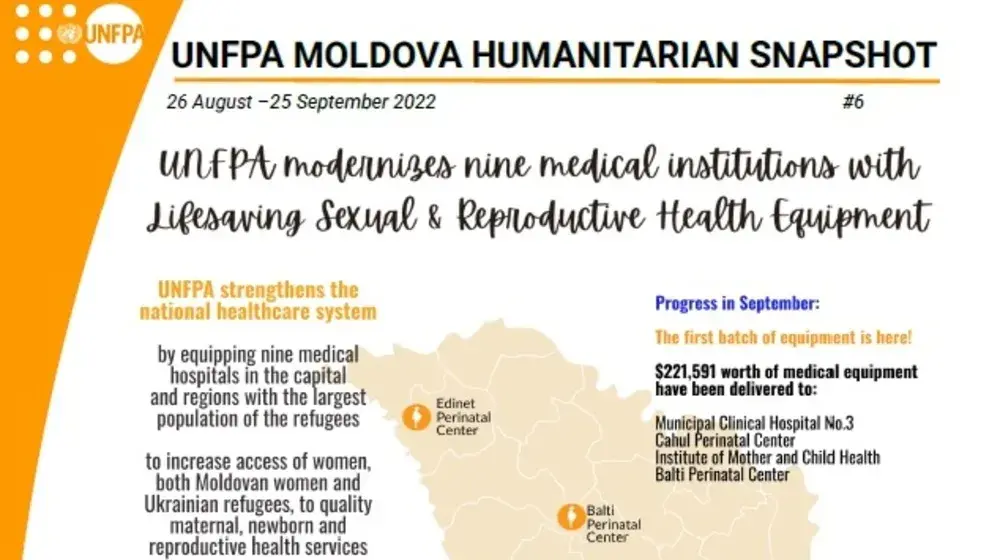 UNFPA Moldova Humanitarian Snapshot #6