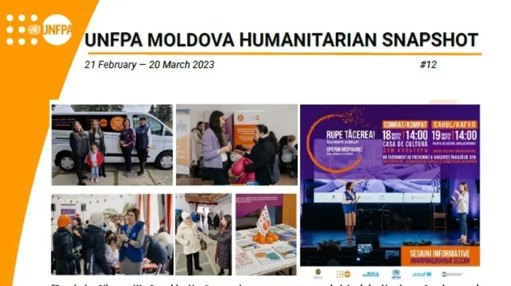 UNFPA Moldova Humanitarian Snapshot #12