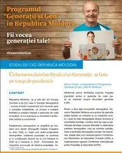 Colectarea datelor Studiului Generații și Gen pe timp de pandemie. Experiența Republicii Moldova