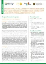 Project card: Improve the availability of administrative data for tracking the progress of the ICPD agenda in the context of SDGs