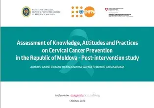 Infographic: Assessment of Knowledge, Attitudes and Practices on Cervical Cancer Prevention in the Republic of Moldova - Post-intervention study