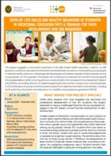 Project card - DEVELOP LIFE SKILLS AND HEALTHY BEHAVIORS OF STUDENTS IN VOCATIONAL EDUCATION (VET) & TRAINING FOR THEIR DEVELOPMENT AND JOB READINESS